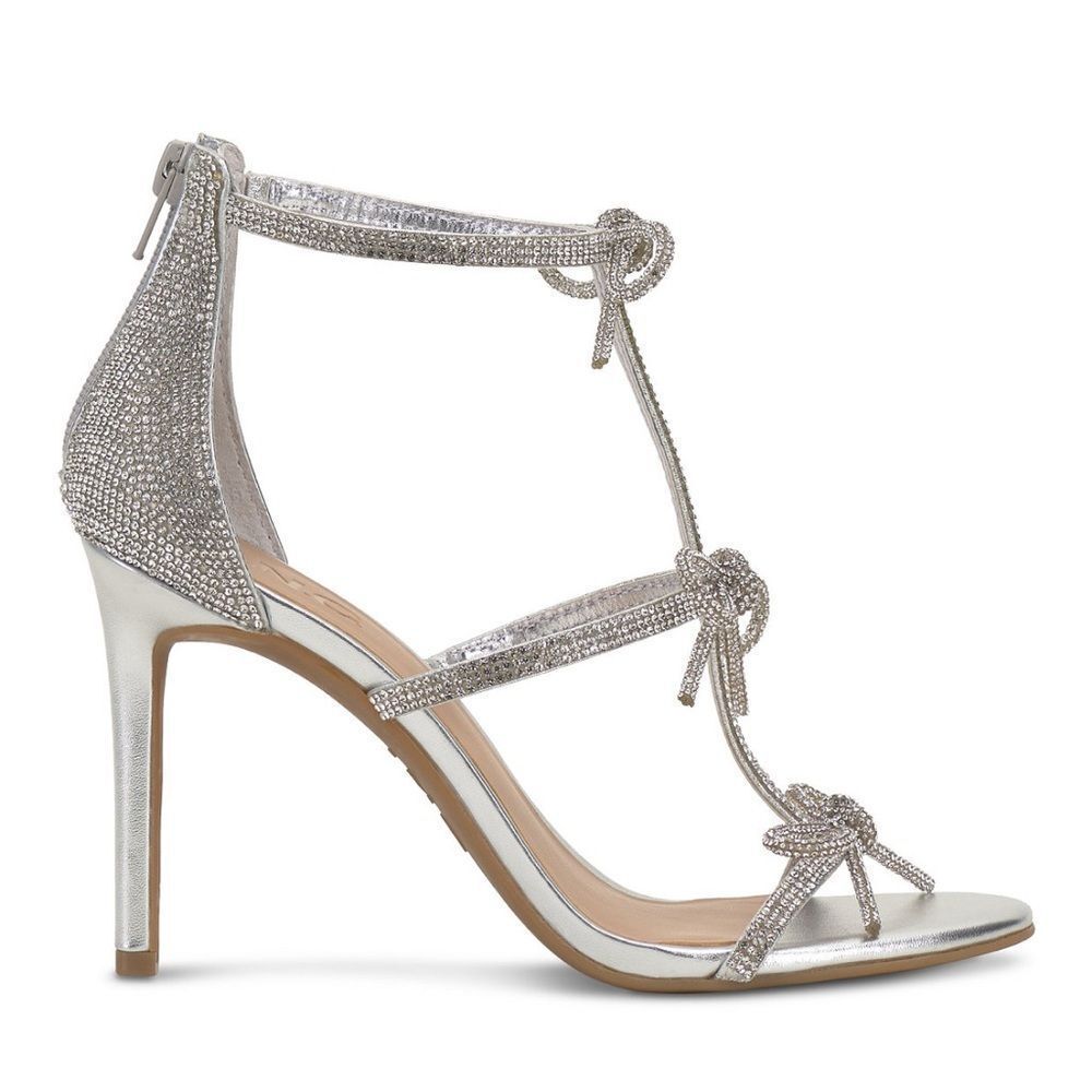 Women's Nolino Beaded Bow T-Strap Dress Sandals - Picture 5 of 10